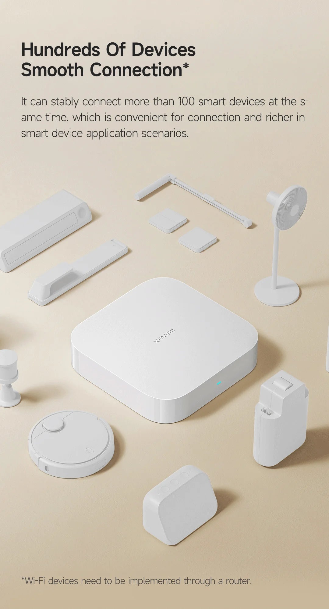 Global Version Xiaomi Mi Smart Home Hub 2 Support Bluetooth, Bluetooth Mesh, Zigbee Gateway 128MB Dual-band Wi-Fi Remote Control