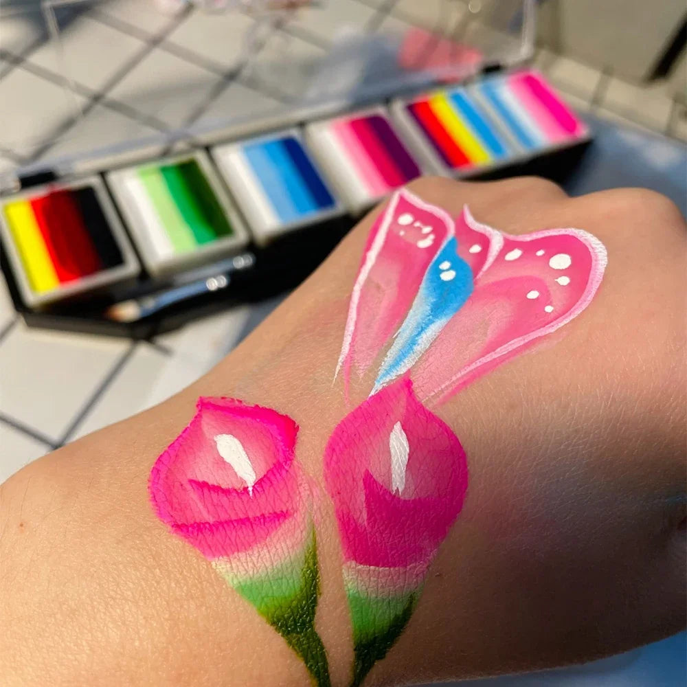 30g Face Paint Professional Matter UV Colors Water Based Makeup Eyeliner Neon Body Art