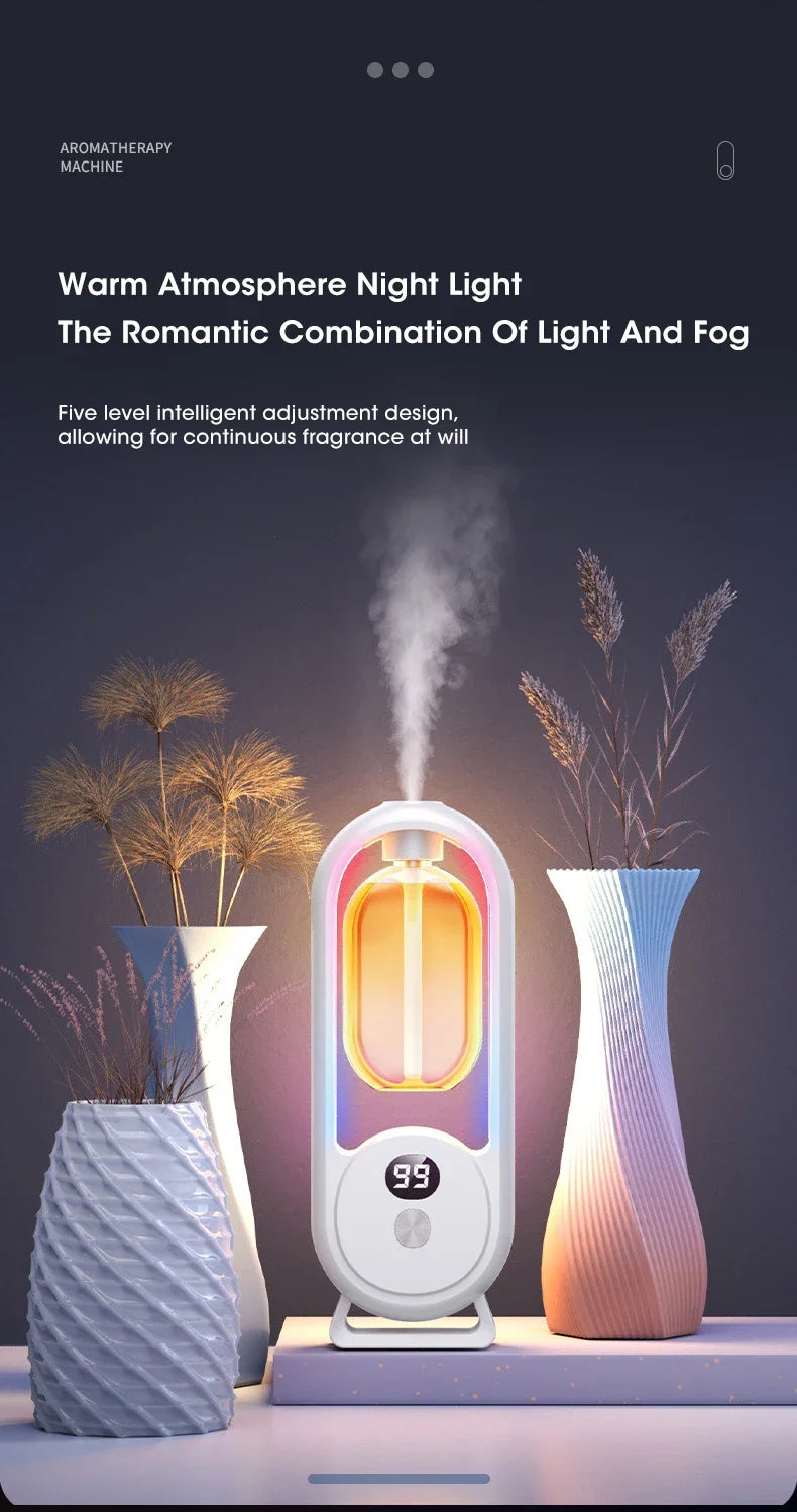 Automatic Home Fragrance Machine Essential Oil Diffuser Nebulizer Perfume Scent Machine for Kitchen and toilet deodorization
