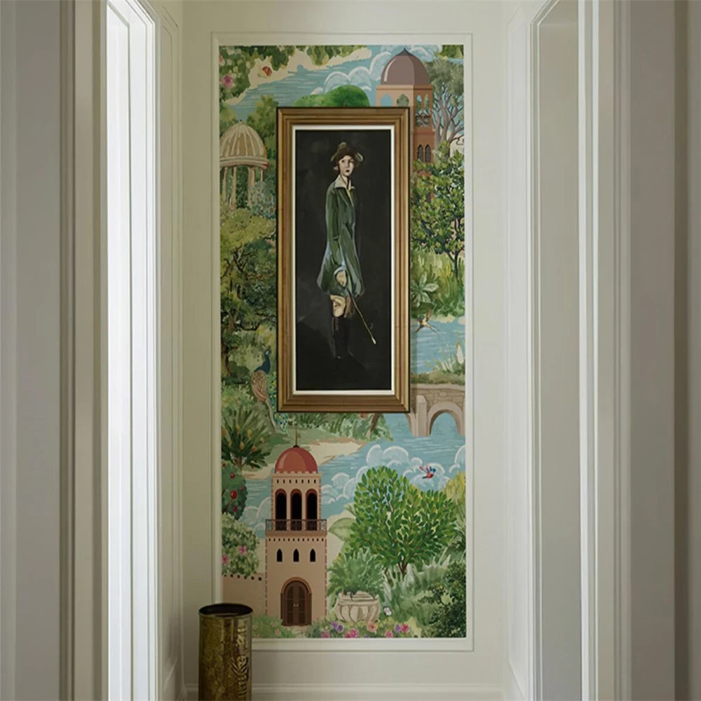 custom art Photo Mural wallpapers for Living Room TV background murals American countryside garden wall paper home improvement