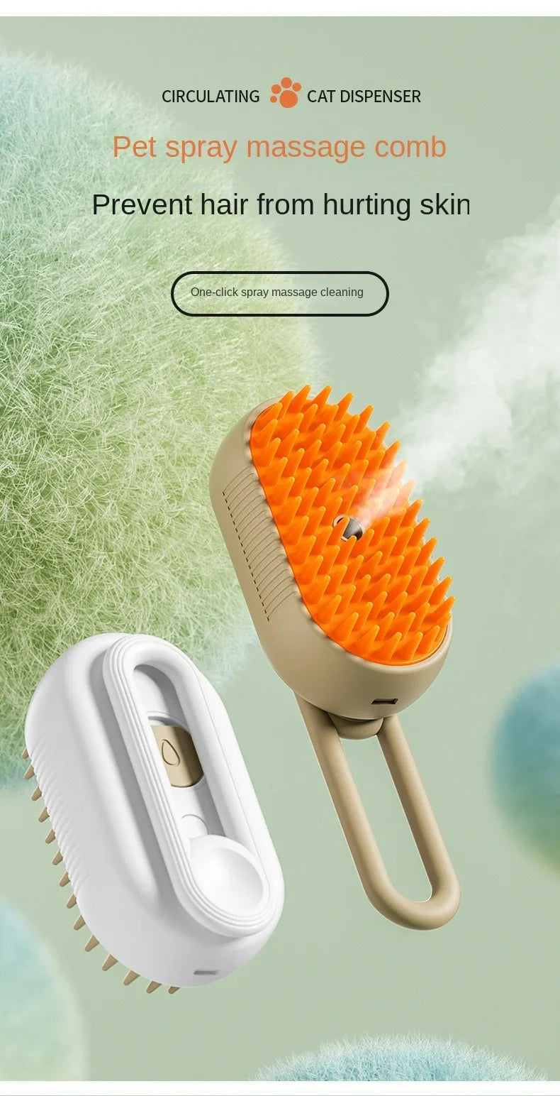 Pet Electric Spray Comb for Cats and Dogs Spray Massage Comb Cat Float Hair Cleaning Cleaning Supplies  Acessorios Wholesale