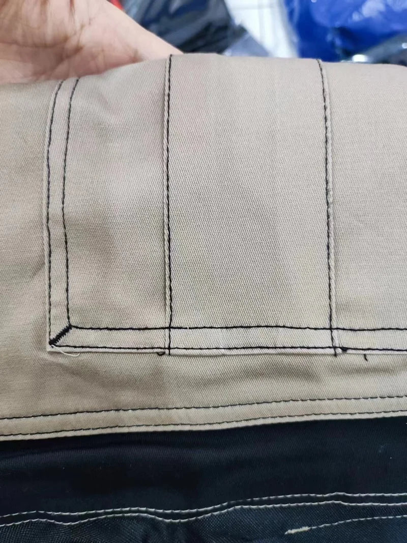 Work Trousers With Knee Pads For Men Cargo Pants Men Workwear Multi-pocket Outdoor Hiking Joggers Pants Functional Pockets Pants