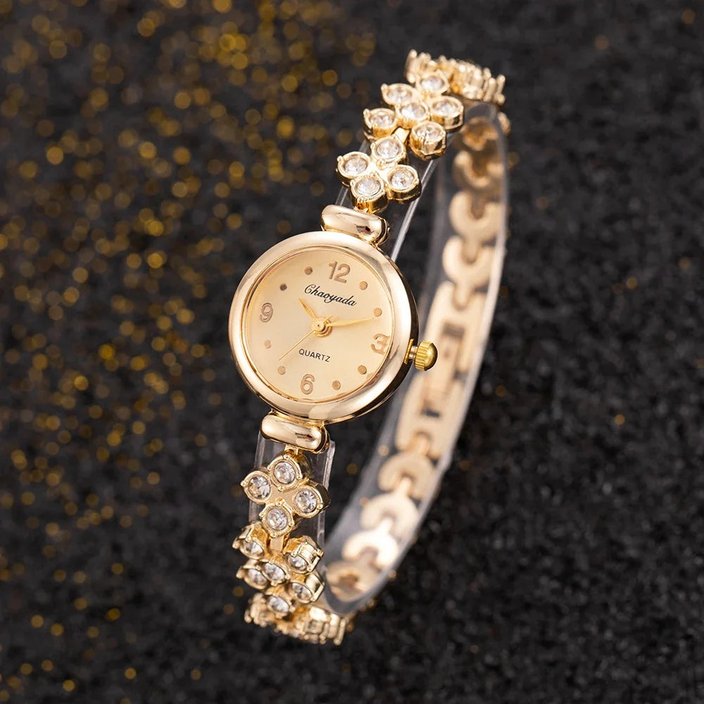 Women's Watches Set Fashion Elegant Small Dial Women Quartz Bracelet Watch Luxury Simple Ladies Wristwatch Clock Gifts relogio