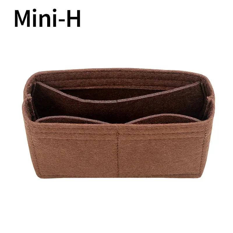 Bag Organizer  fit Mini Sizefor  Small Tote Bag Timid Bag Storage & Finishing Inner  Liner Handbags Insert Organizer