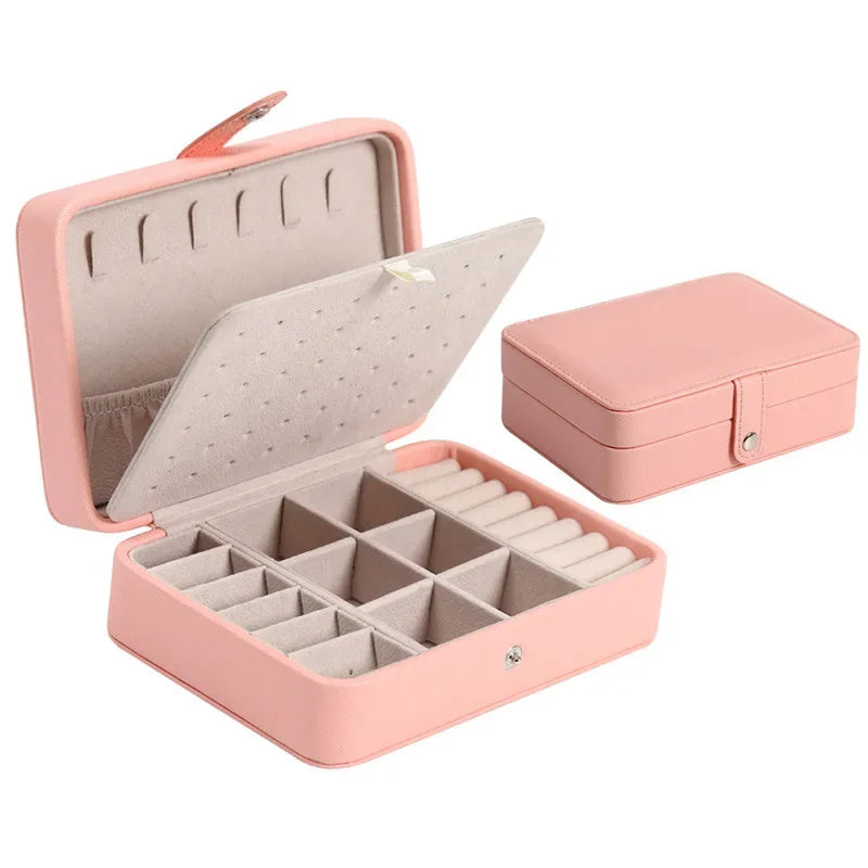 Jewelry Boxes Leather Jewelry Box Organizer Jewelry Display and Packaging Ring Box Suitable for Earrings and Rings