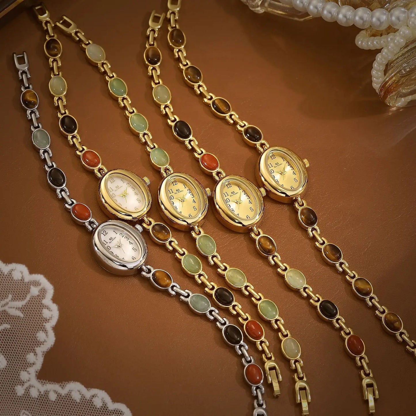 Watches For Woman Natural Jade Small Bracelet Quartz Wristwatch 2025 NEW Female Watch Vintage