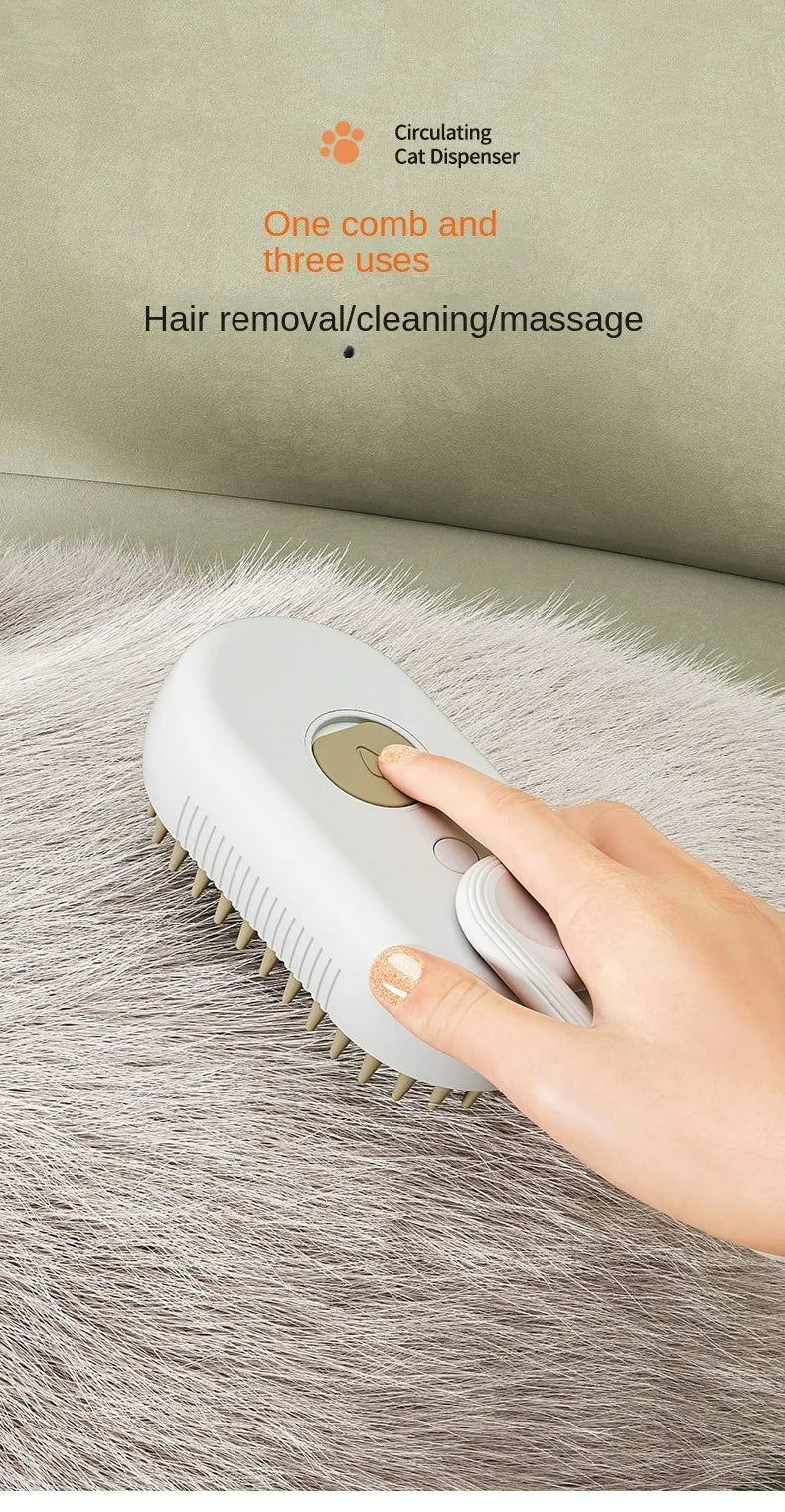 Pet Electric Spray Comb for Cats and Dogs Spray Massage Comb Cat Float Hair Cleaning Cleaning Supplies  Acessorios Wholesale
