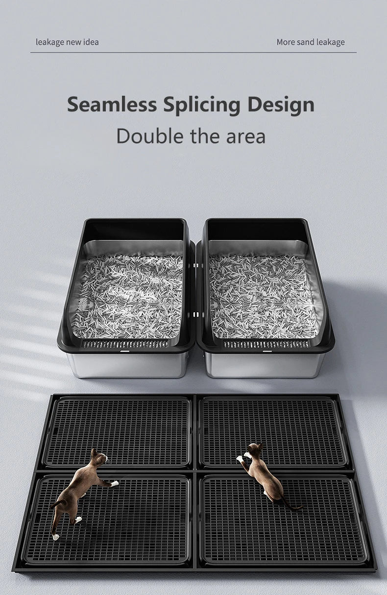 Pet Cat Litter Mat Waterproof Double Layer Mats Pet Litter Box Mat Clean Pad Products For Cats Accessories Pet Clean Supplies