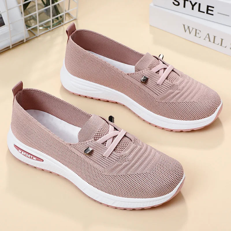 Women's Shoes 2025 Casual Sneakers Breathable Mesh Chunky Sole Affordable Free Shipping