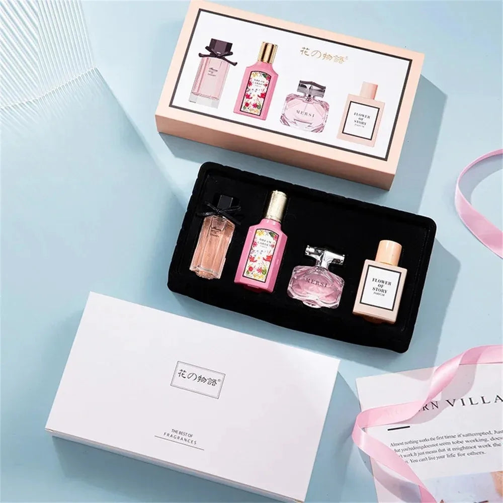 3*25ml+30ml Brand Perfume Women Gift Box four-piece Set Floral Pheromone Long-lasting Scent Exude feminine charm духи женские
