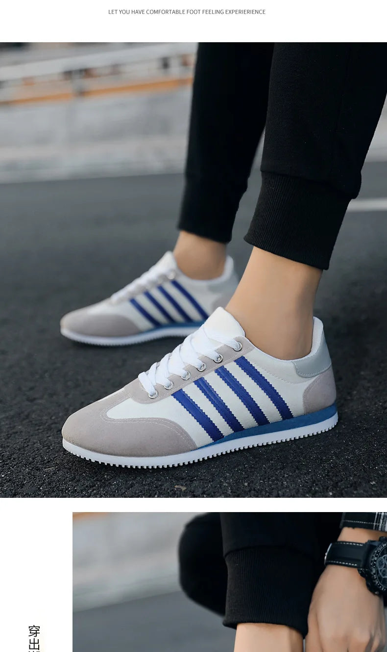 Men's Shoes Trend Casual Shoes for Men Breathable Flat Shoes Outdoor Fitness Free Sports Male Shoes Comfortable Vulcanized Shoes