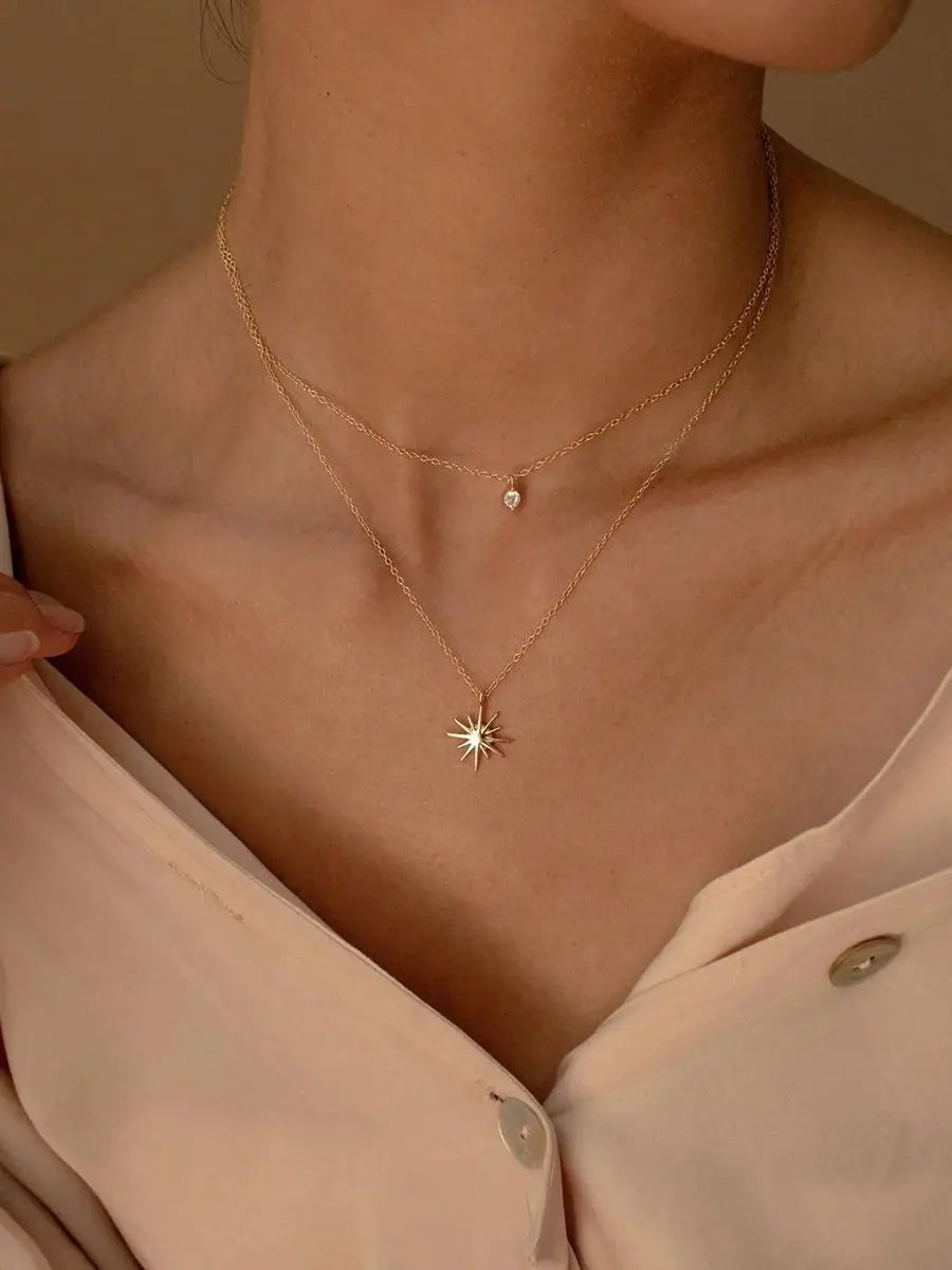 Women's Necklace 925 Silver Classic Shiny Round Custom Letter Exquisite Jewelry Simple Original Pandora Pendant DIY gift