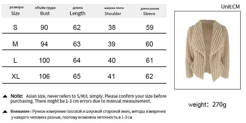 Women Coat Top New Autumn Winter Streetwear Fashion Long Sleeves Coat Sexy Cardigans Outwear Lady Casual Slim Versatile Clothing