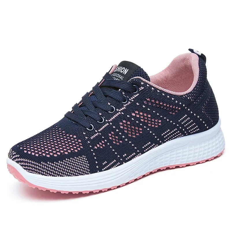 Women's Shoes 2025 Spring New Fashion Soft Walking Flats Non-slip Casual Sport Tennis Shoes Athletic Sneakers for Lady
