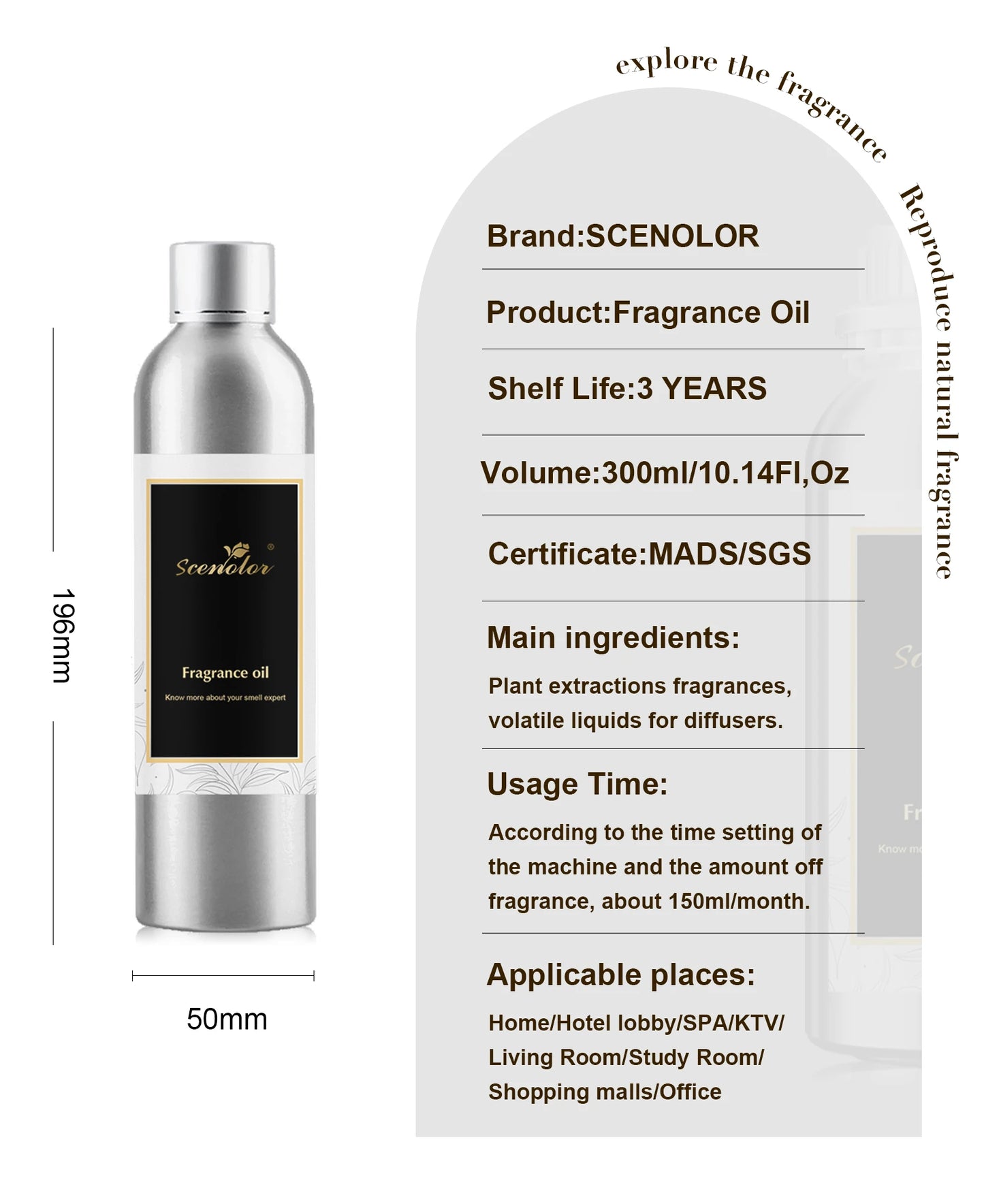 Hotel Perfume Top Selling Essential Oil 300ml Home Scent air Freshener For Aroma Diffuser Machine Pure Plant Extrat Fragrance