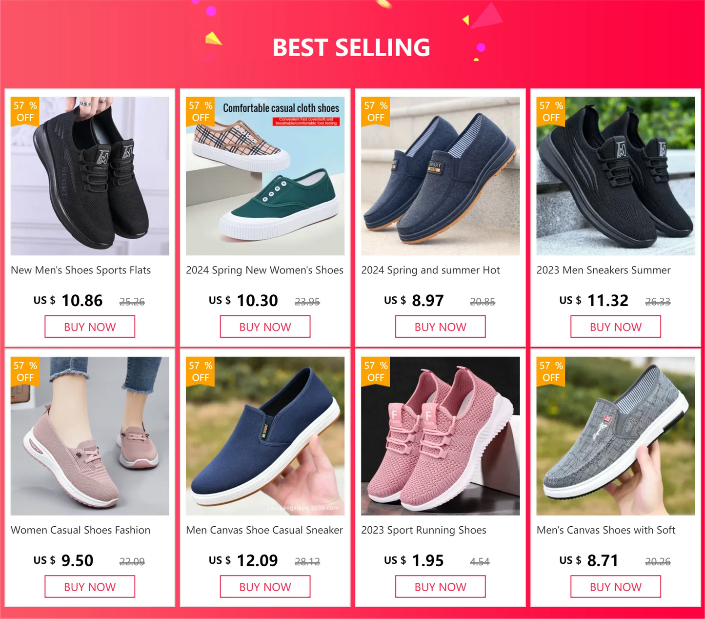 Women's Shoes 2025 Casual Sneakers Breathable Mesh Chunky Sole Affordable Free Shipping