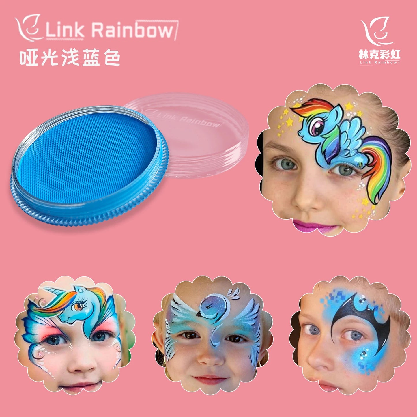 30g Face Paint Professional Matter UV Colors Water Based Makeup Eyeliner Neon Body Art