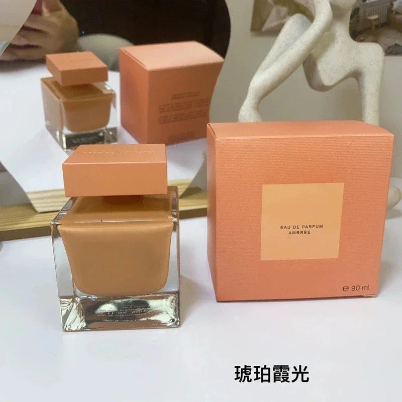 90ml Brand Women Perfume Long Lasting Woody Floral Eau de Parfum EDP Pure Musk Extract Women's Everyday Essential Perfume Gift