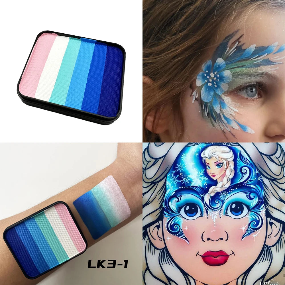 30g Face Paint Professional Matter UV Colors Water Based Makeup Eyeliner Neon Body Art