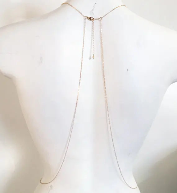 Women New Body Chains Bikini Chest Chain Harness Jewelry Charm Necklaces Chain For Women Fashion Body Jewelry