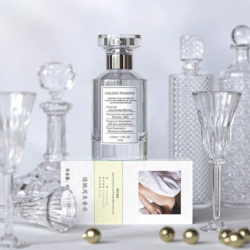 Eau De Toilette Brand Lasting Fragrance Holiday Lazy Floral Fragrance Fresh Vitality Ocean Cologne Charm Unisex Perfume Spray