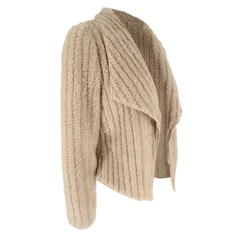 Women Coat Top New Autumn Winter Streetwear Fashion Long Sleeves Coat Sexy Cardigans Outwear Lady Casual Slim Versatile Clothing