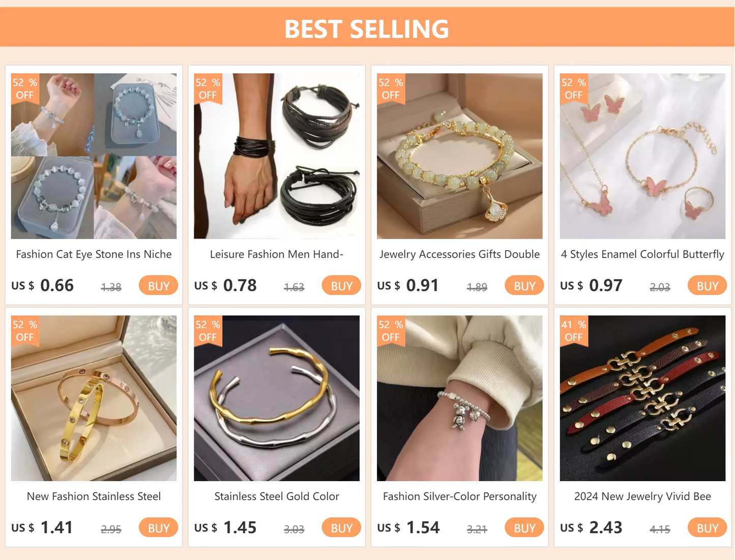 Bracelet Luxury Jewelry Rose Stainless Steel Bracelets Bangles Female Charm Bracelet for Women Pulseras Mujer Браслет Женский 팔찌