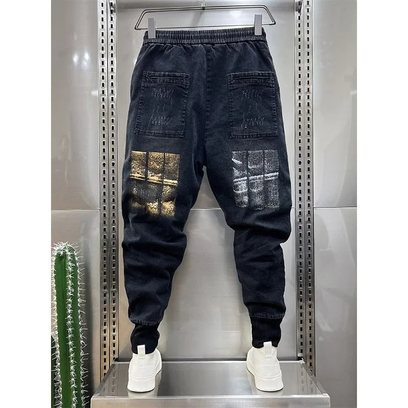 2024 Men's Pants High Street Fashion Joggers Pants Men Casual Men Clothing Haren Pants Streetwear Trousers Men