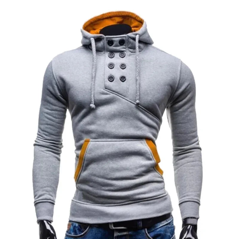 Men's Hoodie Sweatshirts for Men Pullover Spring Autumn Slim Fit Tops Sweatshirt Mens Casual Blouses Hoodie