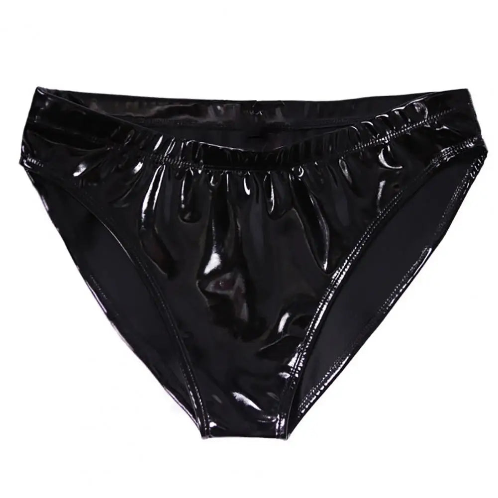 Women Underpants  Charming High Waist Bright Mirror Paint Women Underpants  No Constraint Lady Briefs