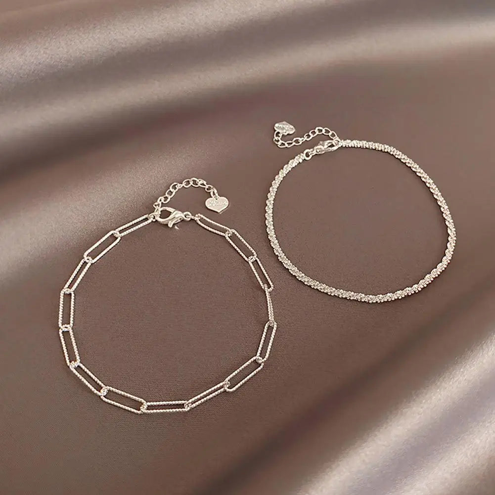 Chain Bracelet Delicate Trendy Fancy Hand Ornament Exquisite Chain Bracelet With Captivating Shine Dazzling Hand Ornament Unique