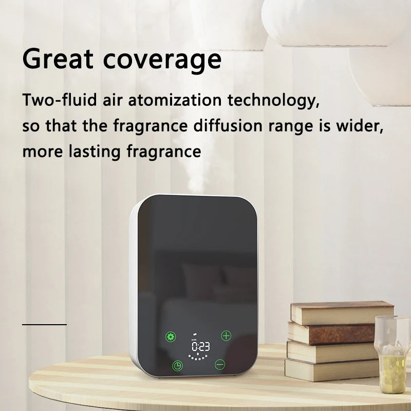 Scent Machine Electric Aroma Nebulizer Scent Diffuser Machine Home Air Fragrance Machine, Wall-Mountable for Home/Hotels/Gyms