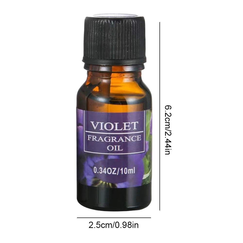 10ML Plant Essential Oil Air Freshener Plant Aromatherapy Oil Water Soluble Car Perfume Refill for Humidifiers Aroma Diffuser