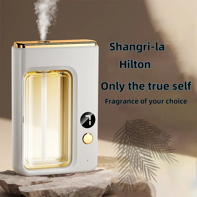 Shangri-La Hilton Aromatherapy Fragrance Atomizer Digital Display 7-Speed Adjustable Aromatic Diffuser for Home & Office