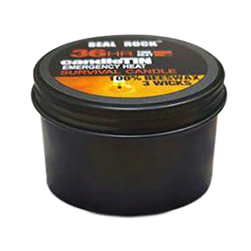 Emergency Candle Disaster Prevention Outage Lighting Outdoor Smoke-Free Candles Iron Cans Plant Candles