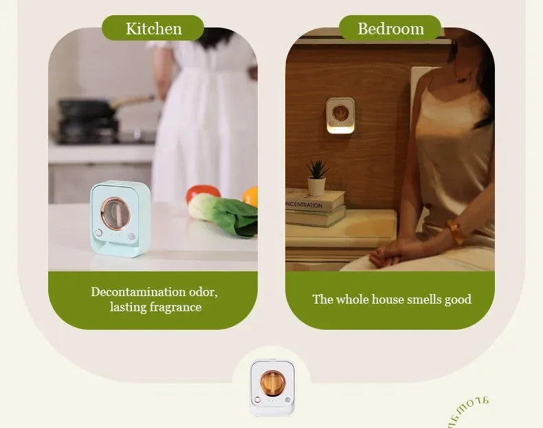 Automatic Spray Aromatherapy Diffuser Smart Sensor USB Air Freshener Essential Oil Perfume Machine for Home Office Toilet Room