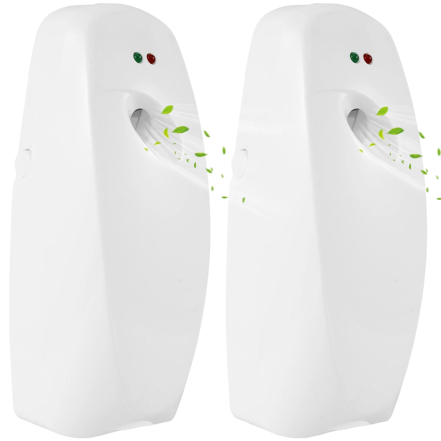 2Pcs Air Fresher Dispenser Wall-Mounted 300ML Liquid Automatic Perfume Spray WIth 3 Adjustable Mode for Home Fragrance Dispenser