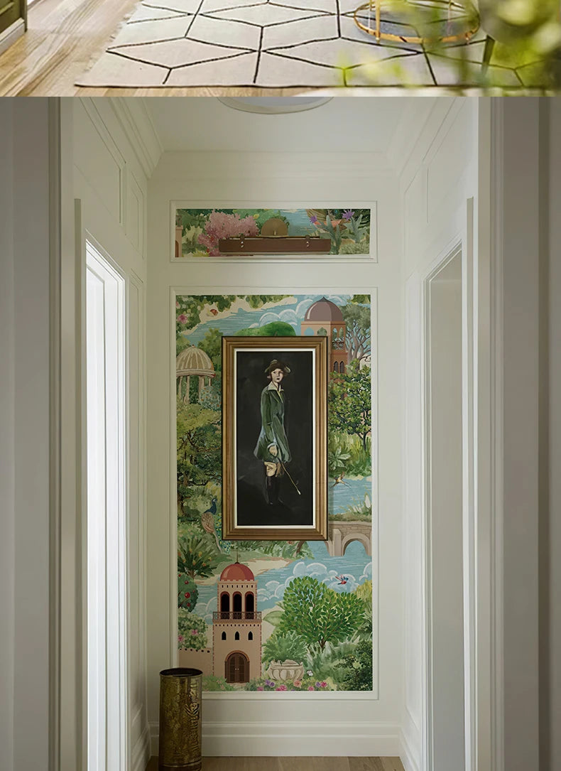 custom art Photo Mural wallpapers for Living Room TV background murals American countryside garden wall paper home improvement