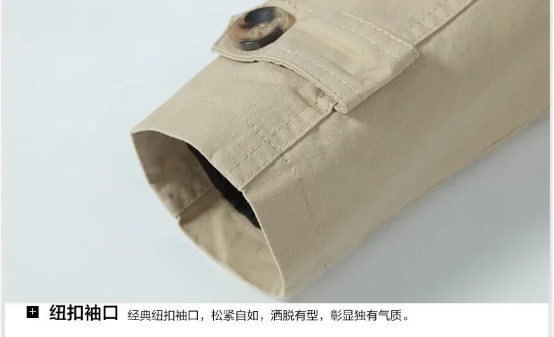 Coat Thick warm Jackets mens Windbreaker Brand Mens Clothing New fleece Men Long Trench Coats Mens Casual Outerwear Classic Long