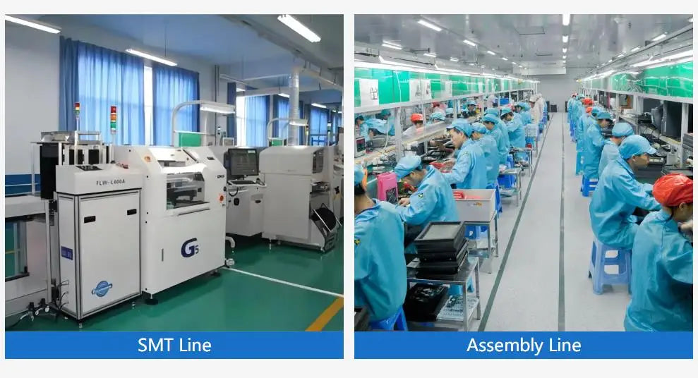 Smart Home Tablet Wall Mount with Double-Sided Lights 15.6 Inch FHD Touch Screen Android 14 8-Core 8G 128G POE for Home Automati