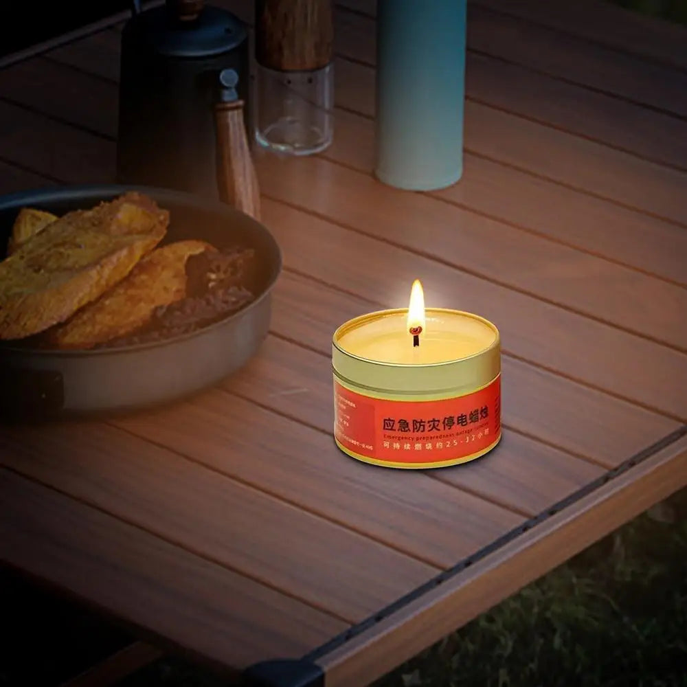 25-32 Hours Long Burning Survival Candles Smokeless Emergency disaster prevention candles Portable Power Outage Candle