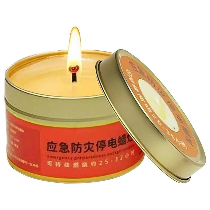 25-32 Hours Long Burning Survival Candles Smokeless Emergency disaster prevention candles Portable Power Outage Candle