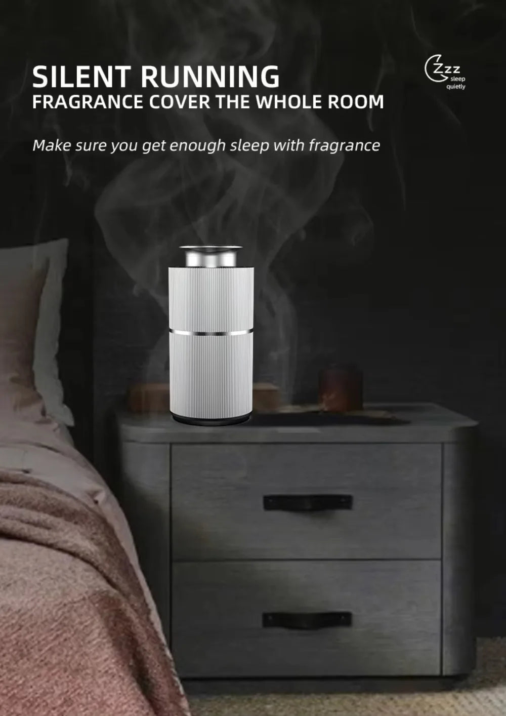 Portable Car Aroma Diffuser Machine USB Rechargeable Electric Smell Distributor Room Fragrance Diffuser Electric Smell for Home