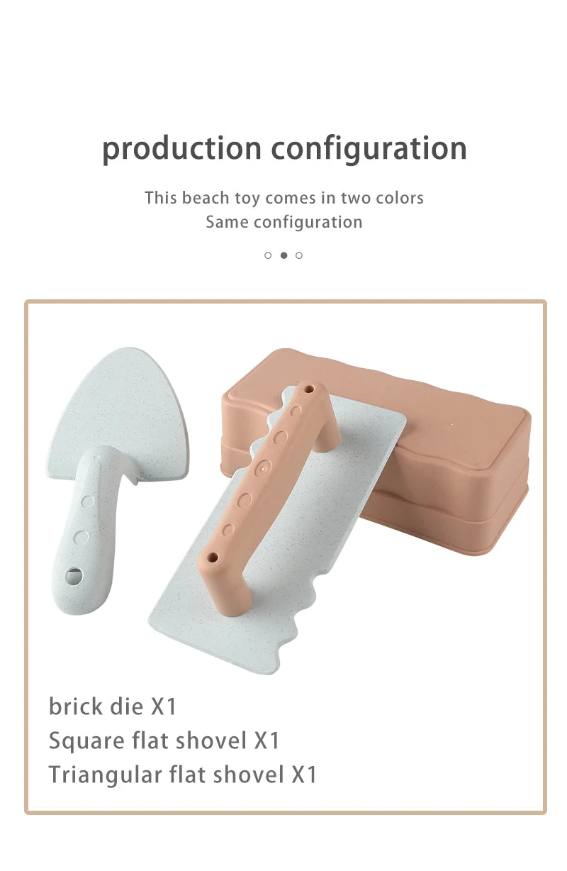 KIDNOAM Beach sand shovel toys snow toys set craftsman toys parent-child interactive toys beach toys Halloween Christmas gift