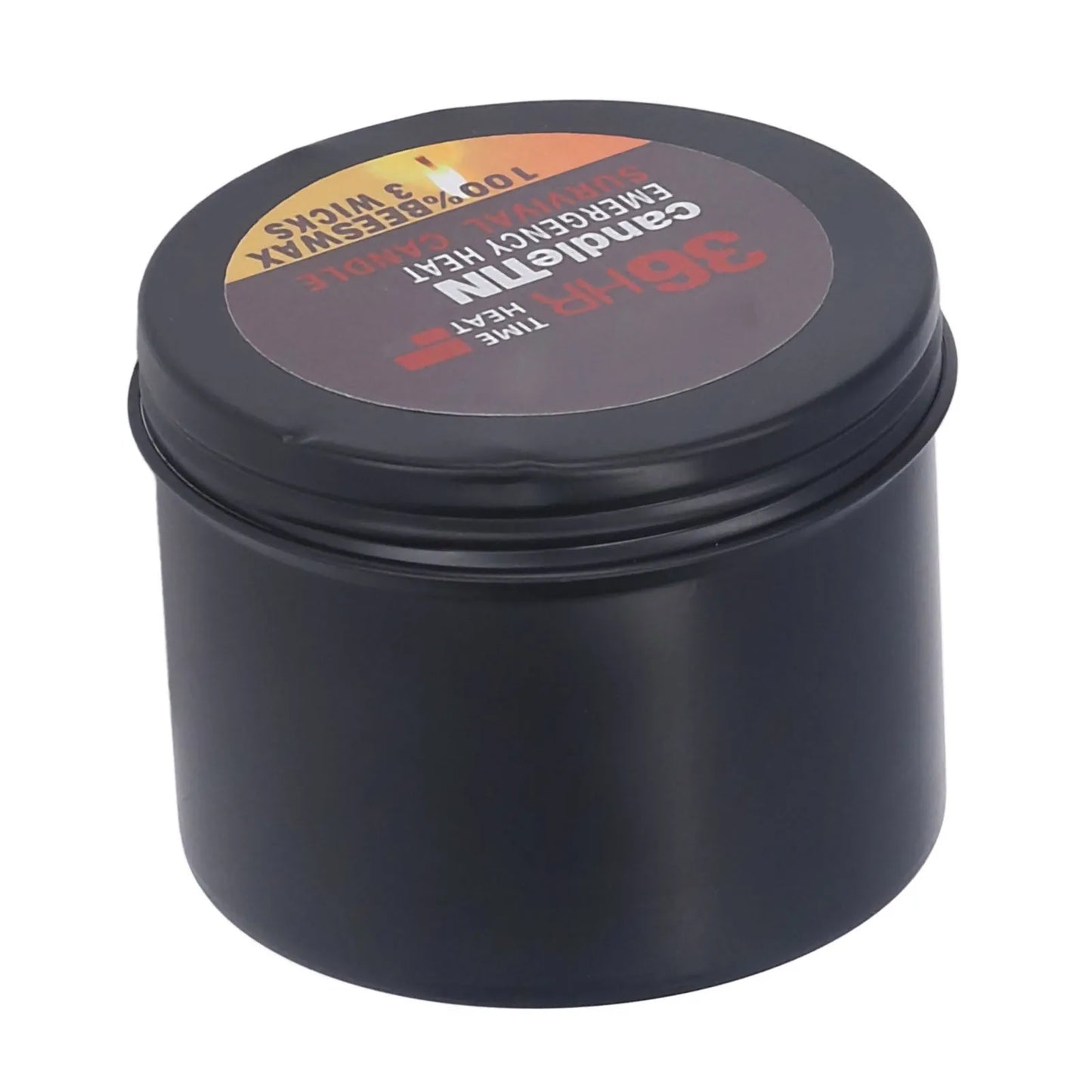 Survival Candle Widely Used Romantic Ambience Natural 36 Hours Burning Long Lasting Candles 3 Wicks For Home Outdoor Camping