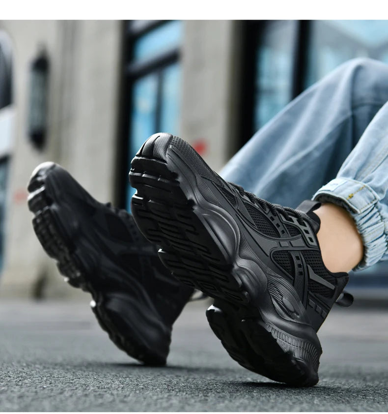 Men's Sneakers Casual  Athletic Walking Sneakers Male Black High Quality Trend Platform Running Basketball Shoes For Men 2025
