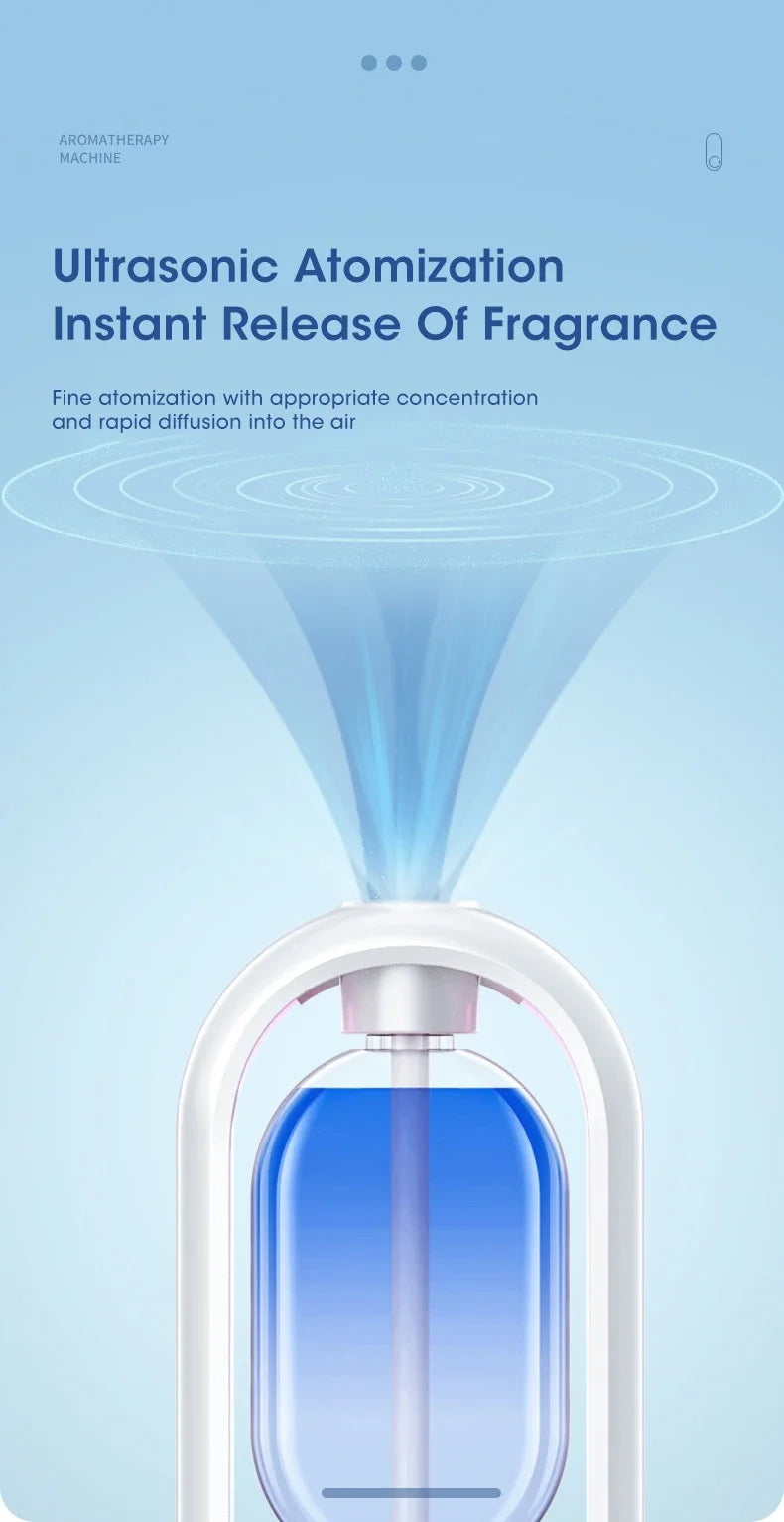 Automatic Home Fragrance Machine Essential Oil Diffuser Nebulizer Perfume Scent Machine for Kitchen and toilet deodorization