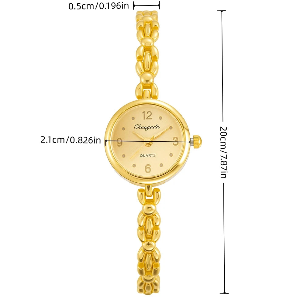 Women's Watches Set Fashion Elegant Small Dial Women Quartz Bracelet Watch Luxury Simple Ladies Wristwatch Clock Gifts relogio