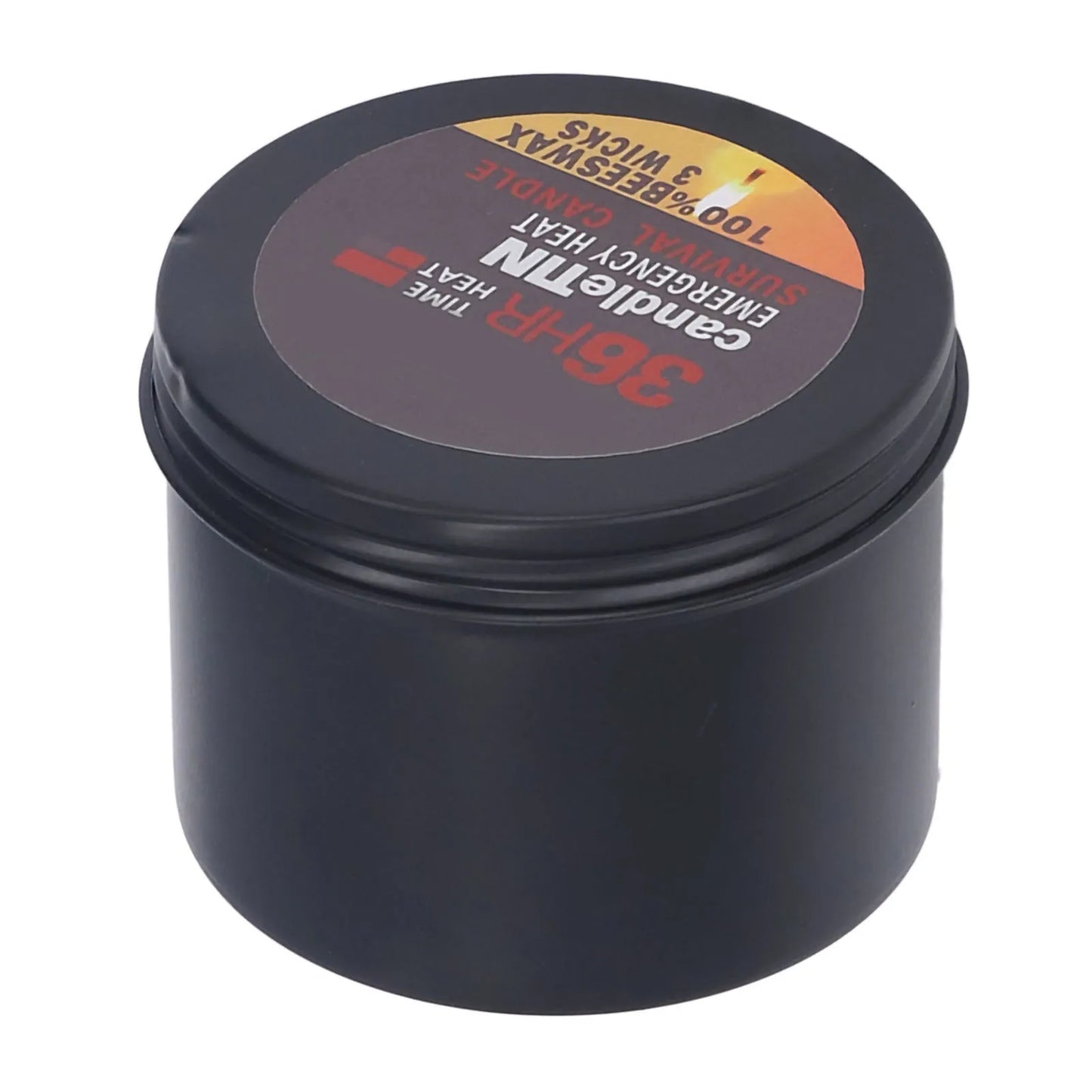 Survival Candle Widely Used Romantic Ambience Natural 36 Hours Burning Long Lasting Candles 3 Wicks For Home Outdoor Camping