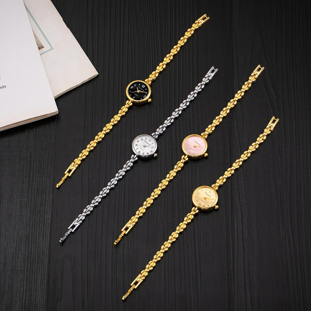 Women's Watches Set Fashion Elegant Small Dial Women Quartz Bracelet Watch Luxury Simple Ladies Wristwatch Clock Gifts relogio